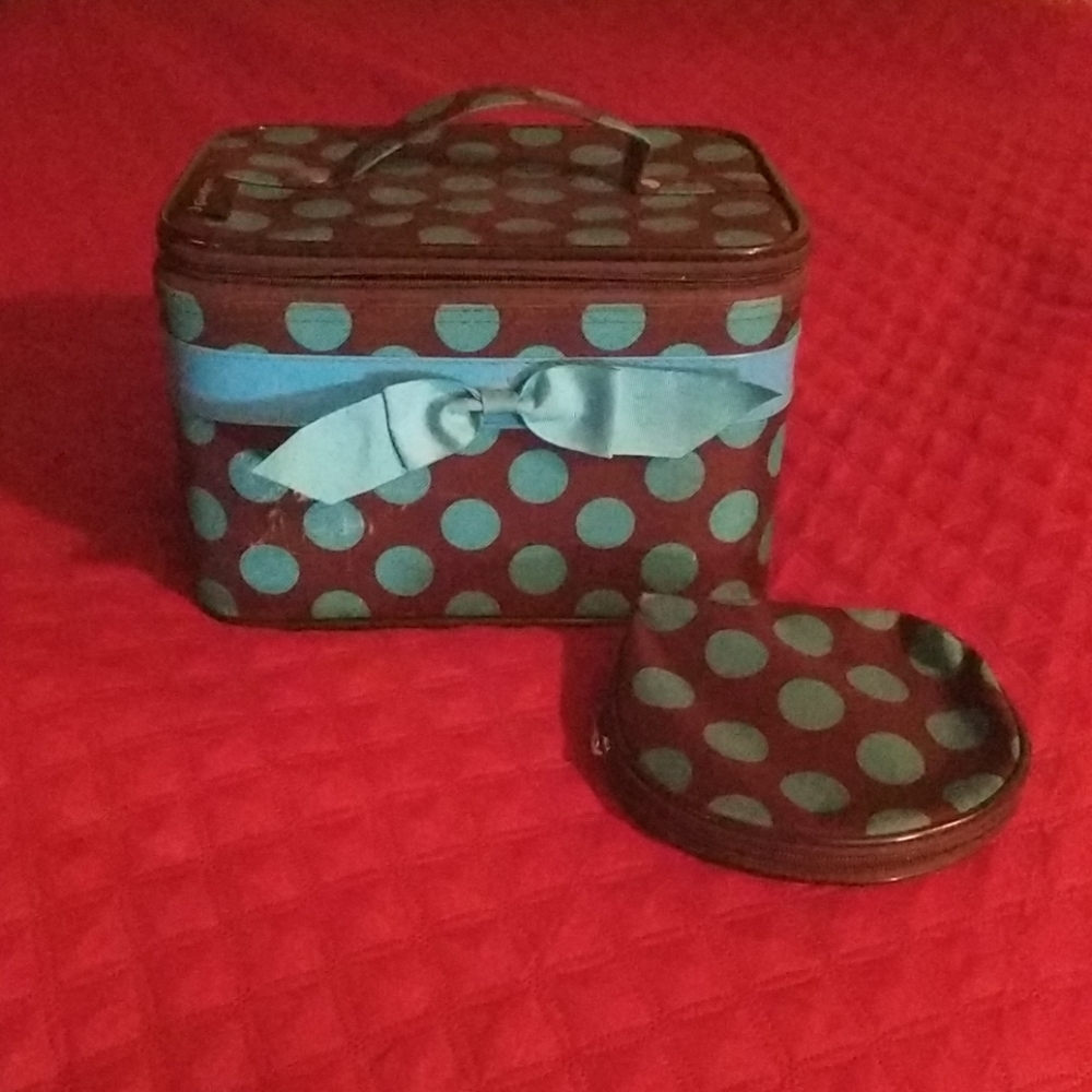 Makeup bag and train case